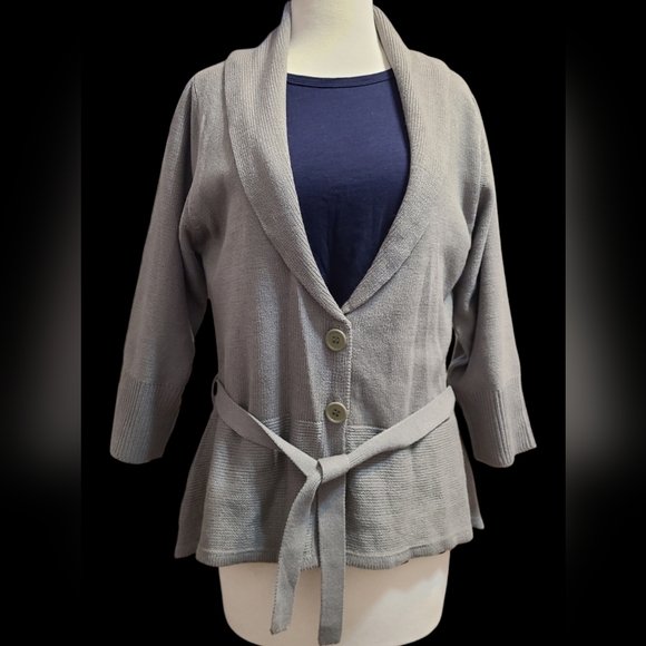 Stephanie Ragers Sweaters - Stephanie Ragers size XL gray cardigan sweater